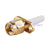 SMA 2 hole panel mount Plug male with long dielectric solder Post RF connector