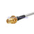 Superbat RP-SMA Jack male bulkhead to exposed end Connector pigtail cable RG402 .141
