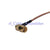 Superbat BNC jack female bulkhead nut to SMA male right angle adapter pigtail cable RG316