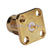 SMA 4 holes panel mount Plug solder terminal connector