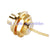 Superbat MMCX panel mount Jack female nut bulkhead RF Connector with nut and solder cup