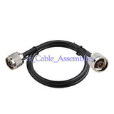 Superbat N male plug to N plug RF adapter Pigtail coaxial Cable RG58 for wifi antenna