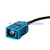 Superbat / VW Antenna adapter ISO-FAKRA (MFD 2, Delta) 50 Ohm, M / F cable RG174 60cm
