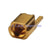 Superbat MMCX Jack female PCB Edge Mount straight RF connector Goldplated
