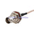 Superbat SMA plug straight to BNC Jack bulkhead pigtail cable