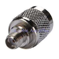 Superbat 10pcs SMA female jack To RP-TNC male ( female pin ) Coaxial Connector Adapter