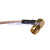 Superbat SMA Male Plug right angle to Y type 2x IPX/u.fl cable jumper pigtail RG178 15cm