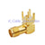 RP-SMA female jack plug center right angle solder PCB mount RF connector adapter