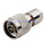 N Plug connector for Corrugated copper 1/4  cable straight RF Connector