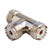 UHF SO-239 Female Jack to 2x UHF Jack 3 Way  T  Type RF Adapter British Version