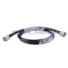 Superbat 8ft KSR400 Antenna Jumper Coax Cable UHF PL-259 male plug Connectors cable 2.5M