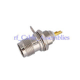 Superbat TNC panel mount female Jack with nut and solder cup straight RF Connector wifi