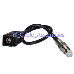 Superbat ANTENNA Extension cable Fakra Jack A female to FME Female pigtail cable RG174
