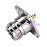 Superbat N 4 Hole panel Mount female Jack with solder cup