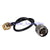 Superbat N-Type male plug to RP SMA male female pigtail coax cable RG174 15cm wireless