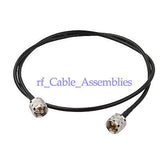 Superbat 3ft KSR195 Antenna Jumper Coax Cable PL-259 UHF male plug Coaxial cable 100cm