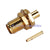 SMA Solder Jack Bulkhead connector for .086'' Cable