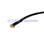 Superbat RF Jumper cable SMA female nut bulkhead to MMCX male right angle RG174 pigtail