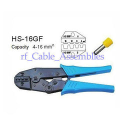 Non-Insulated Terminals Ratchet Crimping Tool Plier Crimper 4-16mm2 AWG16-8 HS-1