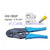 Non-Insulated Terminals Ratchet Crimping Tool Plier Crimper 4-16mm2 AWG16-8 HS-1