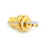 RP-SMA Solder Jack female (male pin) bulkhead RF connector for 1.13mm cable