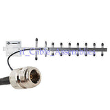 12DB 1990-2170 MHz 3G Yagi-Antenne N-Buchse Für 3G-Kabel