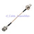 2pcs BNC plug to BNC Jack female nut bulkhead crimp RG316 pigtail 30cm for wifi