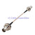 Superbat BNC female to BNC Jack bulkhead RF coaxial cable RG316 pigtail 15cm