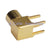 Superbat MMCX female thru hole Jack Right Angle PCB Mount with solder post RF Connector