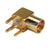 Superbat MMCX female thru hole Jack Right Angle PCB Mount with solder post RF Connector