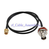 Superbat 10ft RF Antenna Coaxial Cable BNC Female jack to SMA male pigtail KSR195 3M wifi