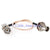 Superbat BNC female Jack bulkhead to BNC plug right angle cable RG316 for wifi antenna