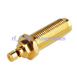 SMA female Straight Crimp 1.37,1.13 cable the thread with 17mm RF connector