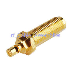 SMA female Straight Crimp 1.37,1.13 cable the thread with 17mm RF connector