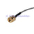 Superbat SMA Male Plug to SMA Jack Female Bulkhead Semi-Flexible cable RG405 0.086  15cm
