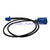 Superbat Fakra Jack straight to Fakra Plug straight RG174  C