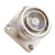 Superbat 7/16 Din 4 Hole Panel Mount Jack Female with Solder Cup RF Connector