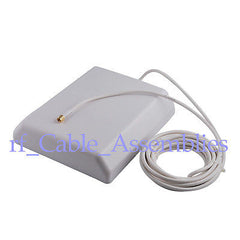 15dBi GSM /3G/UMTS PR-SMA plug panel antenna with extension cable 5m hot new