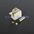 Superbat Fakra  B  female,Right Angle ,Crimp connector for RG316
