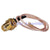 Superbat IPX/u.fl to SMA jack female bulkhead pigtail cable RG178 15cm for wifi Mini-PCI