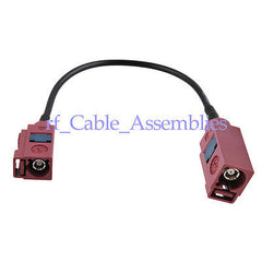 Superbat GSM Cellular FAKRA D female to jack XM Sirius Antanna Extension Cable COAX RG174