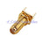 SMA End Launch Jack PCB Mount wide flange .062  long version