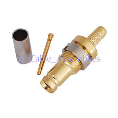 Superbat 1.0/2.3 (CC4/SSA) Connector Jack  Straight Crimp Attachment for RG316 RG174 cable