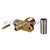 RP SMA 2 Hole Crimp Jack(male pin) Rhombic Flange RF connector for RG174 RG316