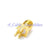 RP-SMA End Launch Jack(male pin) PCB Mount solder post