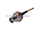 Superbat BNC female nut bulkhead to MC Card male RA RG316 jumper
