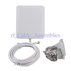 Superbat 10dbi 2300-2700Mhz 4G LTE antenna aerial Panel mount RP SMA Male 140*120*25mm