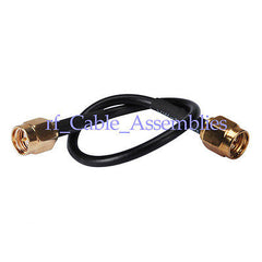 Superbat SMA Male Plug to SMA Plug straight pigtail Coxial Cable RG174 15cm for WIFI