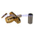 RP SMA 2 Hole Crimp Jack(male pin) Rhombic Flange RF connector for RG174 RG316
