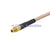Superbat MMCX plug male straight to F female jack RF jumper pigtail cable RG316
